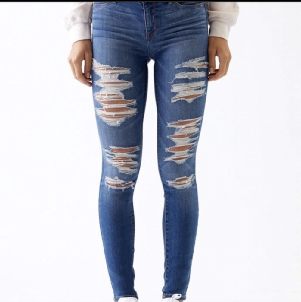 Pac-Sun Light Perfect Fit Jeggings Med Wash